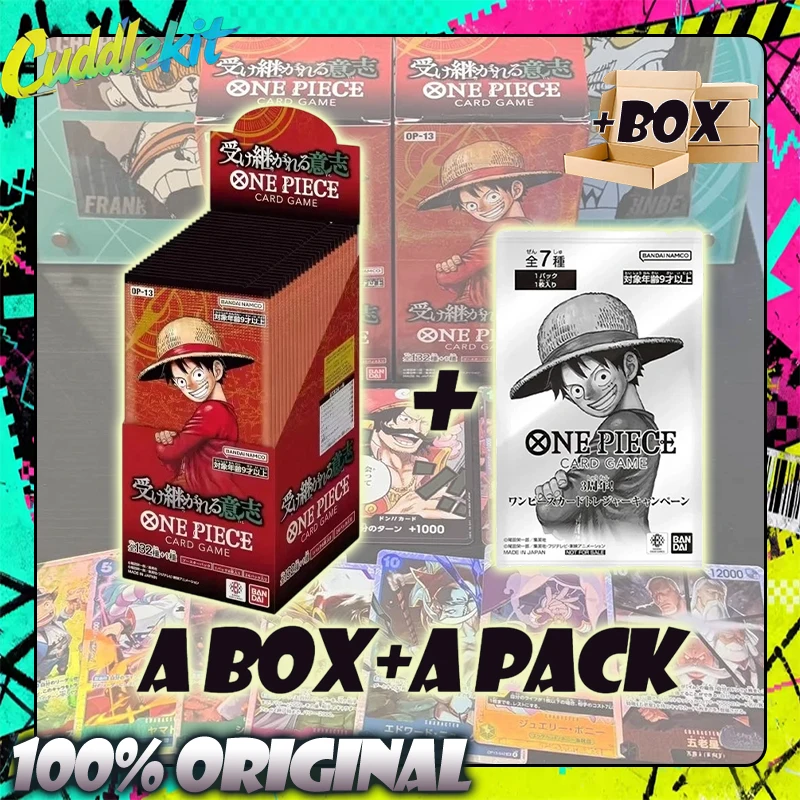

IN STOCK BANDAI One Piece OP13 100% Original Japanese OPCG TCG Card Game Carrying on His Will Special Bonus Collection card Gift
