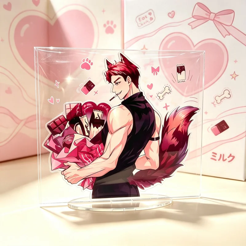Love and Deepspace Valko Acrylic Stand, Hot Game Character,Cute Fan Collectible Merch, Ideal Birthday Gift Desktop Decor