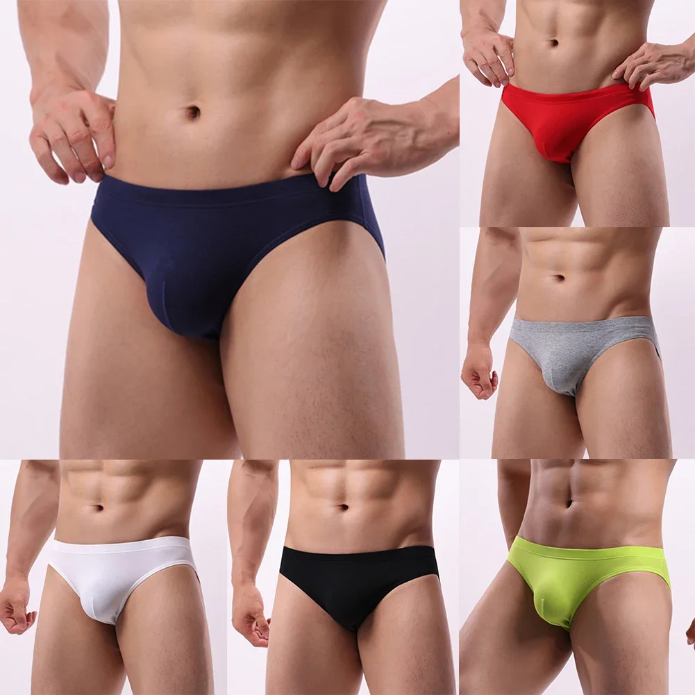 Сексуальное мужское комфортное ультратонкое эластичное нижнее белье, трусики, дышащие трусы, мужское мягкое нижнее белье с низкой талией, бесшовные трусы