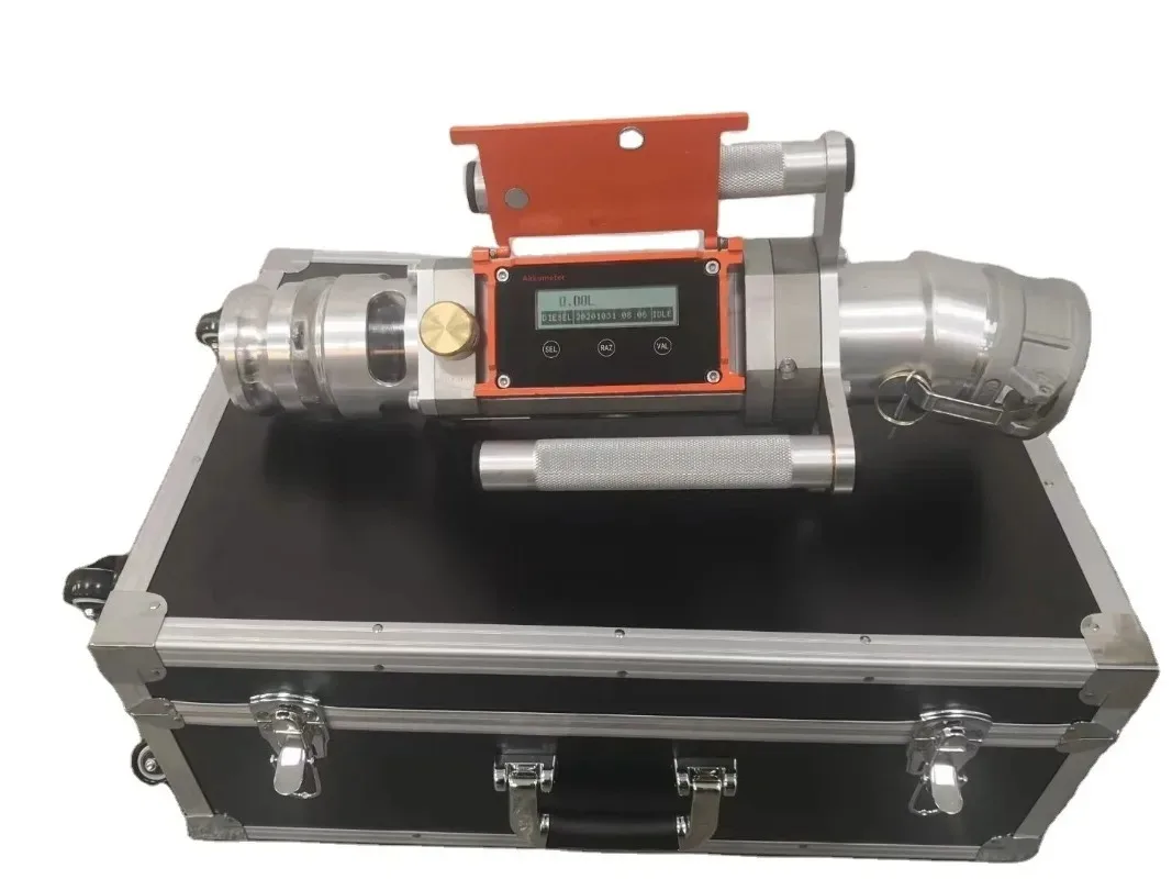 Volumetric flowmeter, offline high-precision mechanical gas station