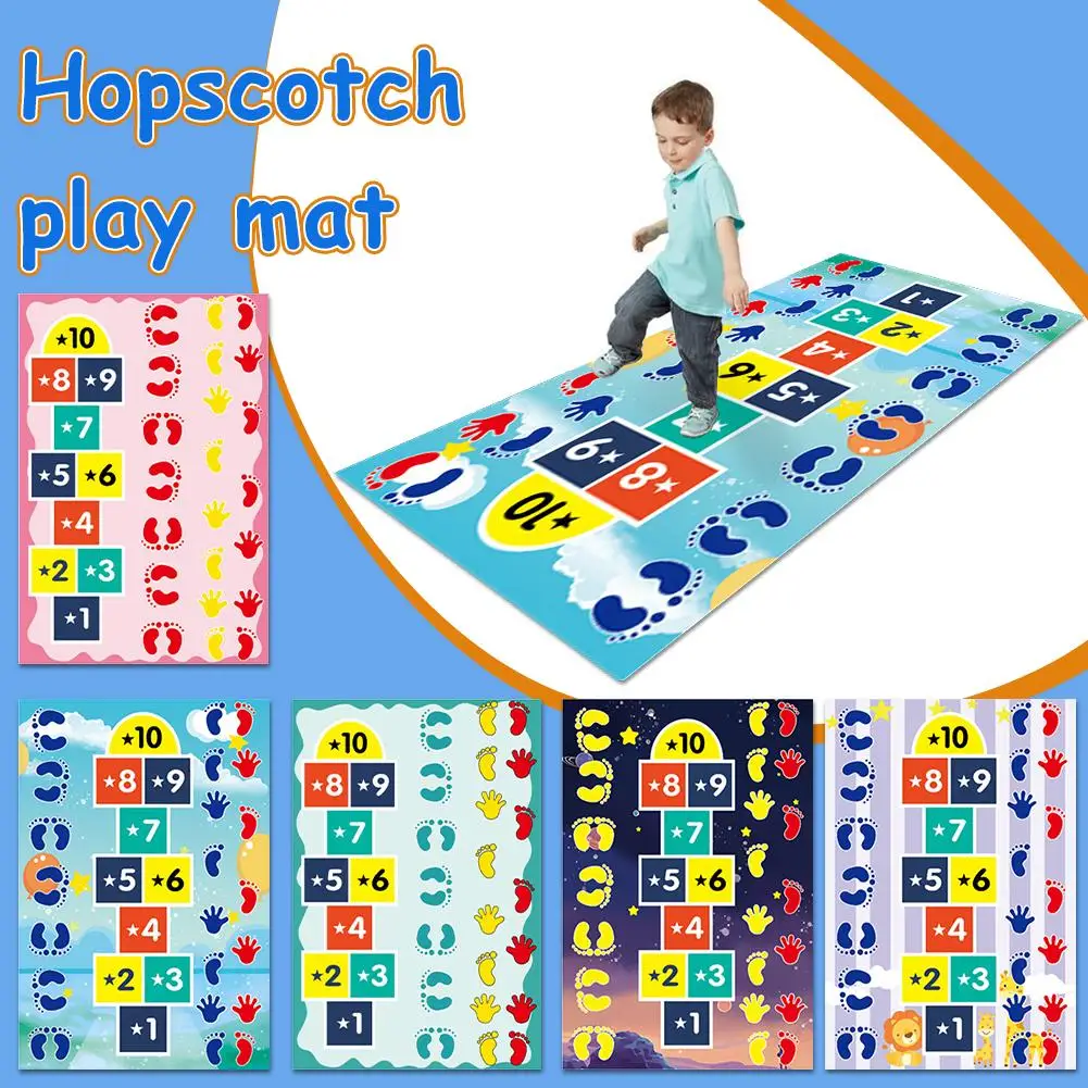 Jumping Game Mat Children's Outdoor Sports Toy Exercise Hands And Feet Balance High-quality Materials Safety Kindergarten Team