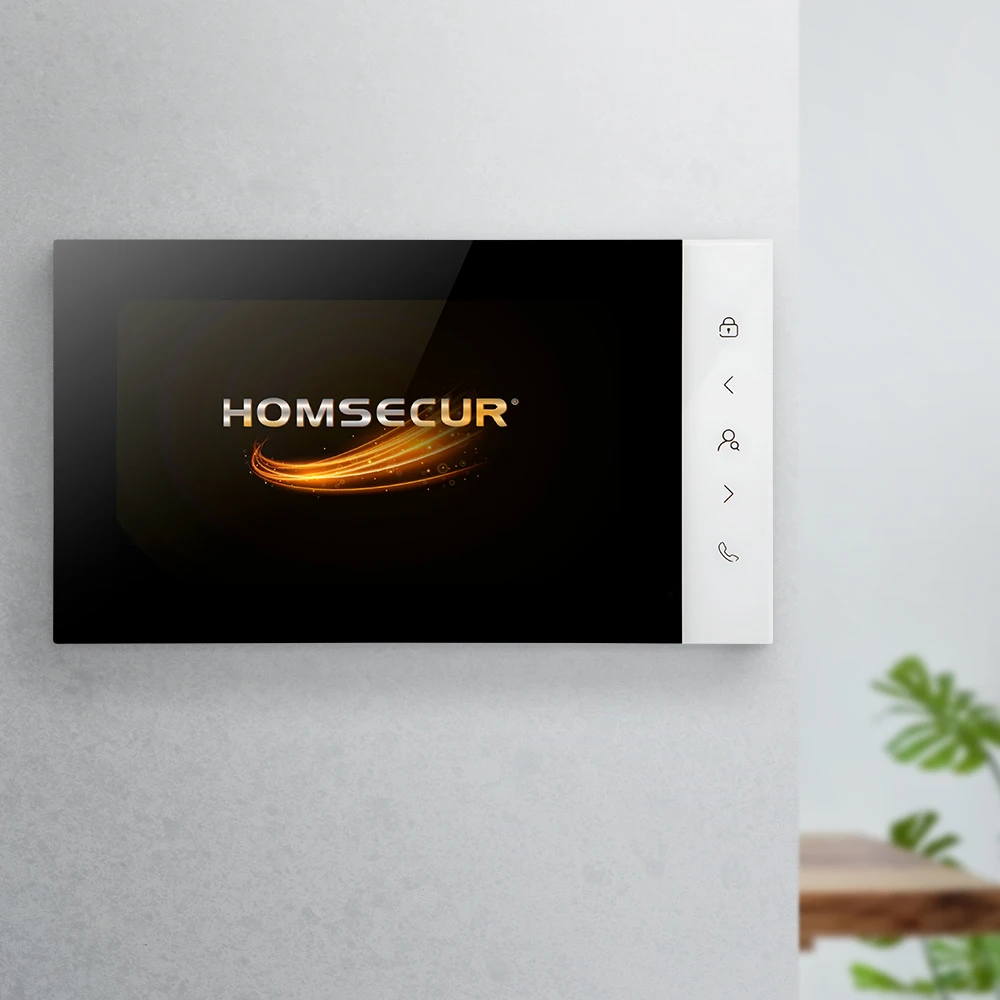 

HOMSECUR XM716F 7" Screen Indoor Monitor 1080P for HDS 4 Wire Video Door Phone Call Intercom