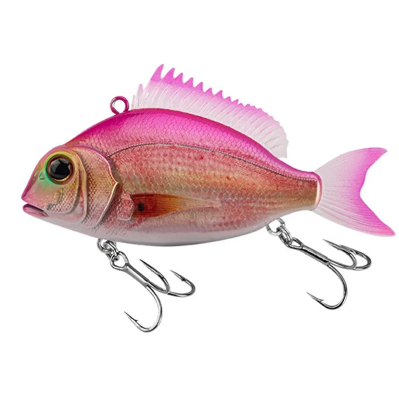 

VIB Soft Fishing Lures 11g24g30g Lifelike Design Dynamic Swimbait Vibration Sinking Winter Sea Fishing Baits Wobblers Tackle