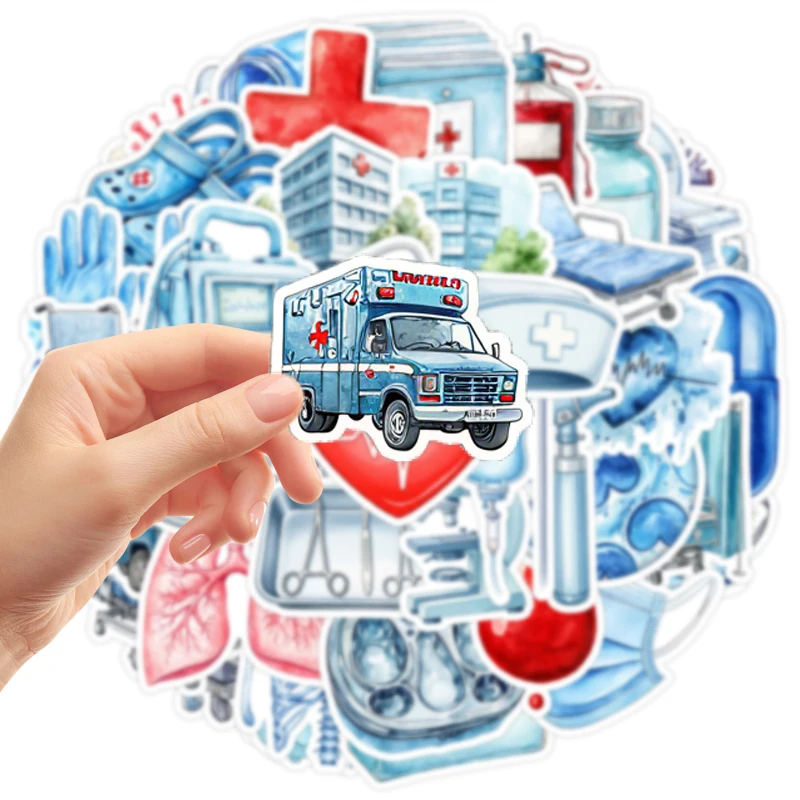 50PCS Cartoon Medic… - image