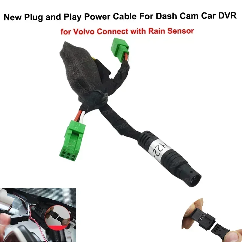 Kabel zasilający Plug and Play do Volvo XC60 XC90 XC40 S60 S80 S90 V60 V90 V70 V40 do Geely Monjaro Tugella KX11 Rejestrator samochodowy Kamera samochodowa
