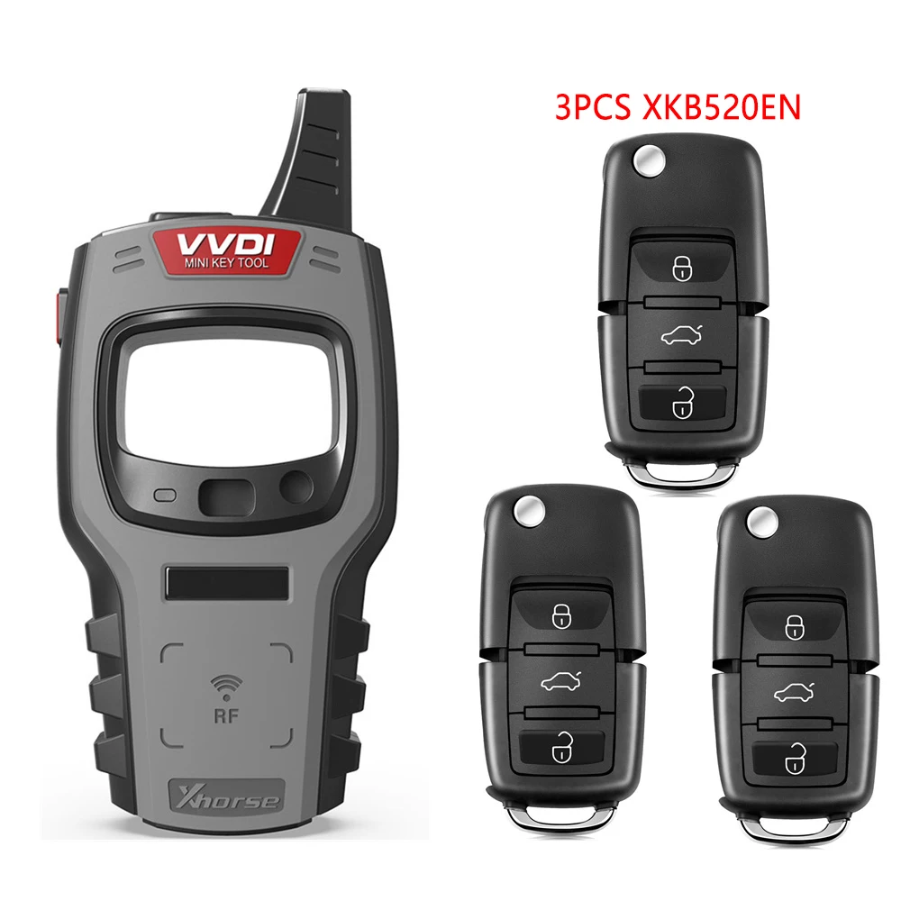 Variant: 3pcs Wire Remote Key