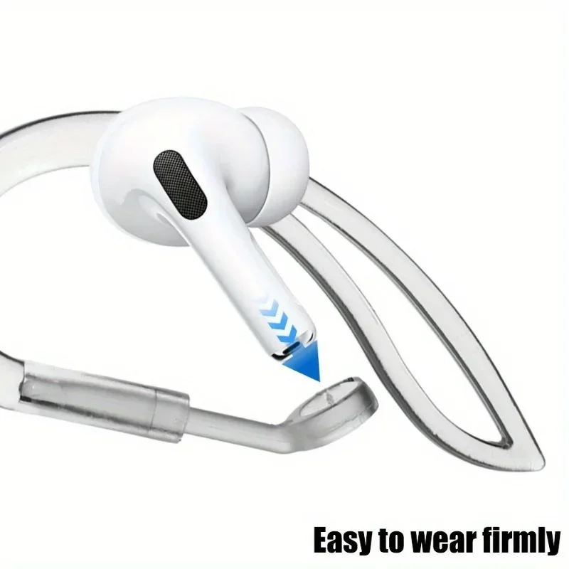 1/2pair Transparent Ear Hook For Soft Silicone Anti Slip Sports Clip Hook For Wireless Earphone Accessories view 3