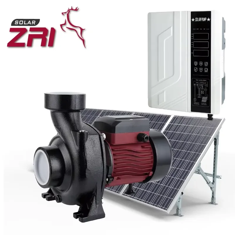 

Zri AC DC Hybrid Solar Surface Water Pump Complementary Centrifugal Pump, Solar Water Pump for Irrigation