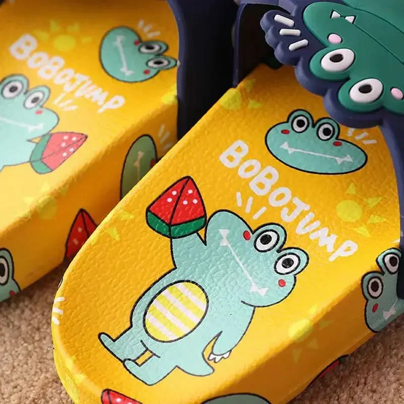 Children Summer Slipper Cartoon Crocodile Unicorn Boy Shoes Flip Flop Beach Baby Girl Shoes Kid Beach Wear Toddler Sandal Slides