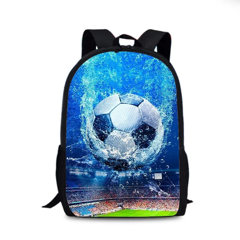 Football Print Backpack  for Child Light Weight Child Fashion Student Knapsack Best Gift  School Large Capacity Backpack