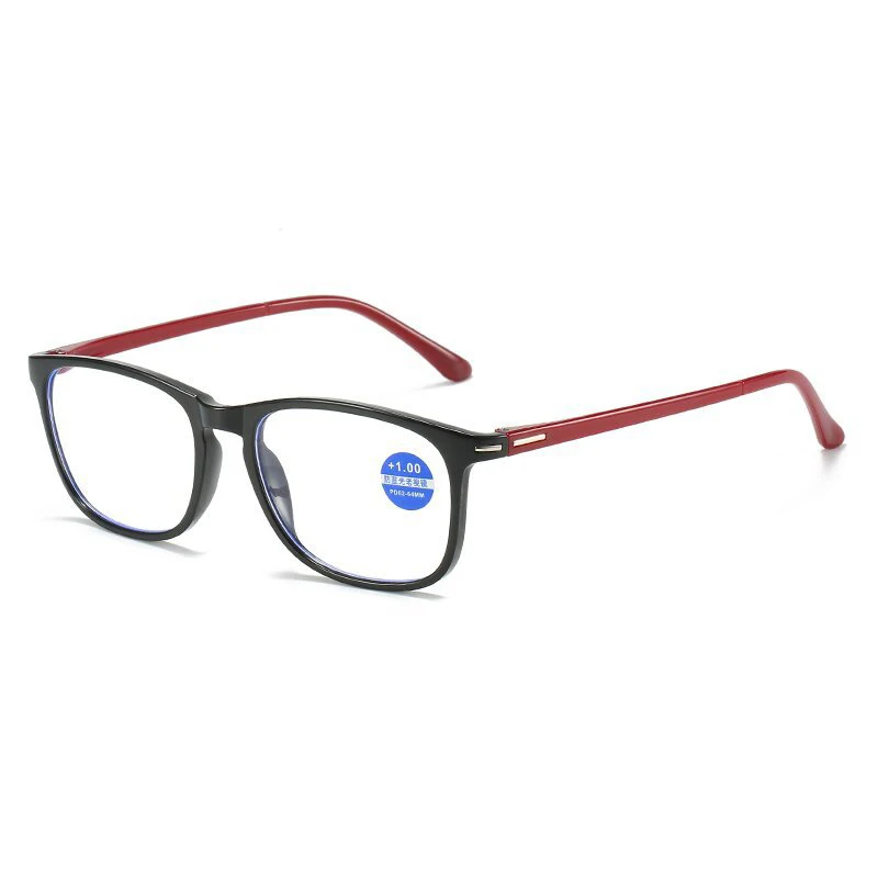 

Rectangle Anti Blue Light Presbyopia Eyeglasses Reading Glasses Men Women Antifatigue Computer Eyewear with +2.0 +2.5 +3.0 +3.5