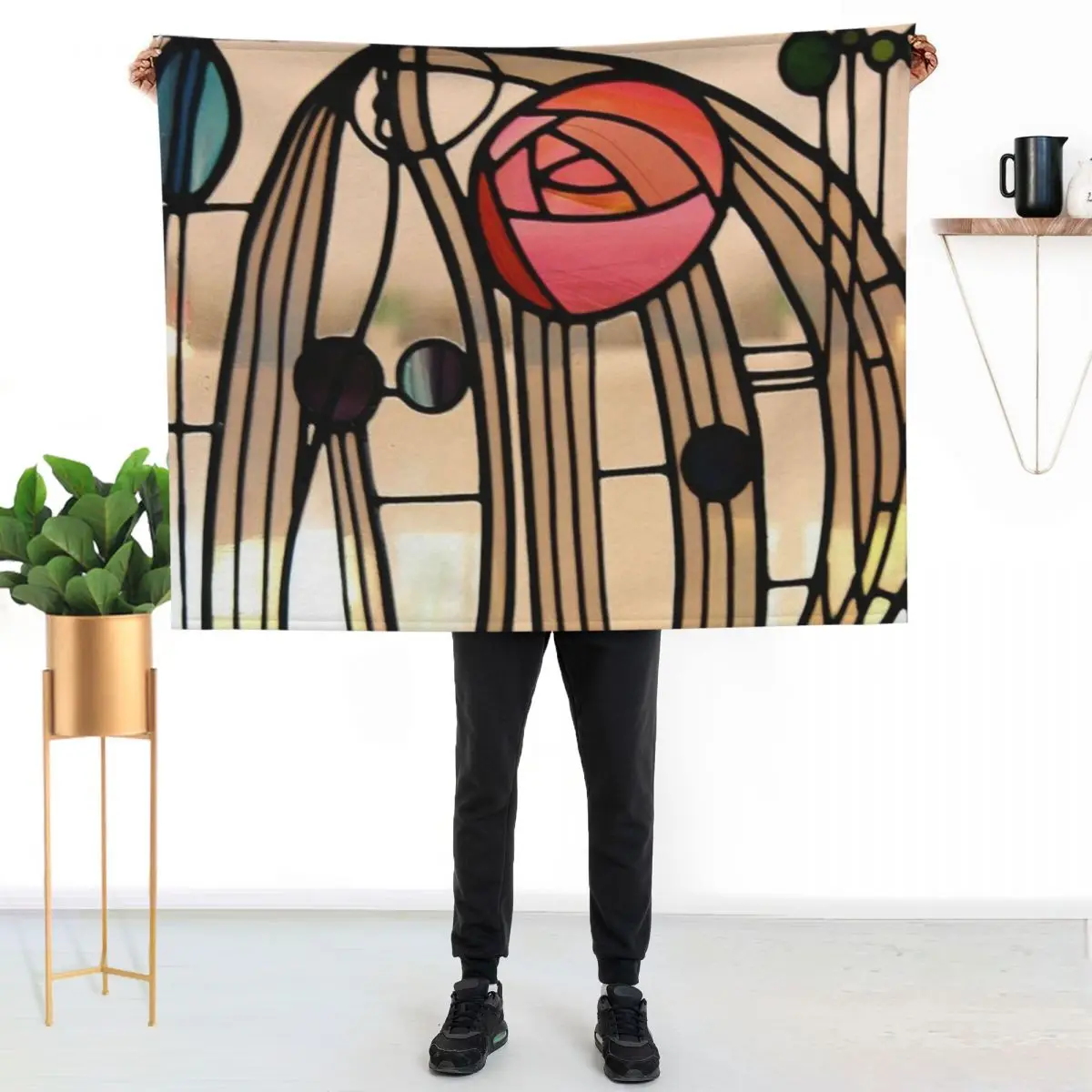 Window - Charles Rennie Mackintosh Throw Blanket decorative Summer warm winter Hairy Travel For Decorative Sofa Blankets