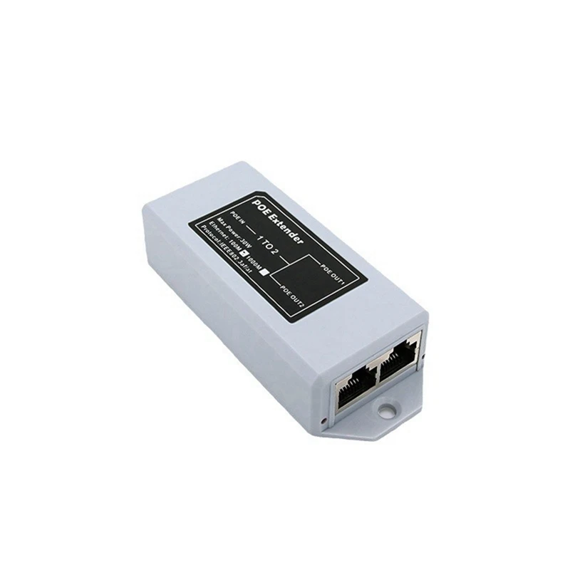 1 In 2 Out 100M Standard POE 100M Network Extender Cascad Repeater Rj45 Comply With IEEE 802.3AT/AF For IP Camera Accessories