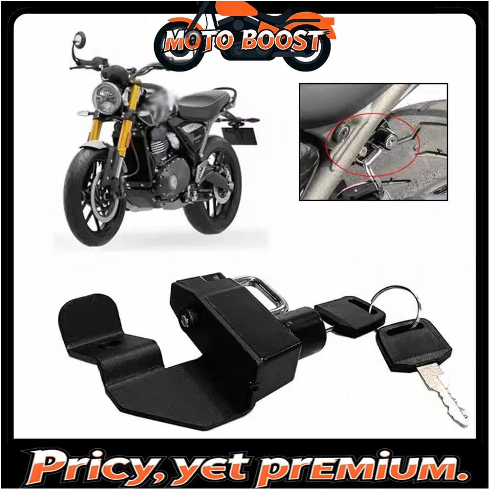 【Premium quality】For Triumph Speed 400 Speed 400 Modified Motorcycle Helmet Lock Safety Hat Lock Anti-Theft Lock