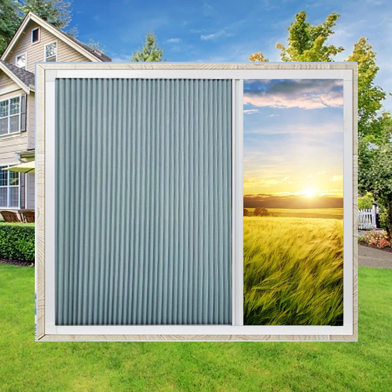 Honeycomb blinds cellular shades with aluminum frame window curtain honeycomb blinds garden greenhouse with aluminum frame