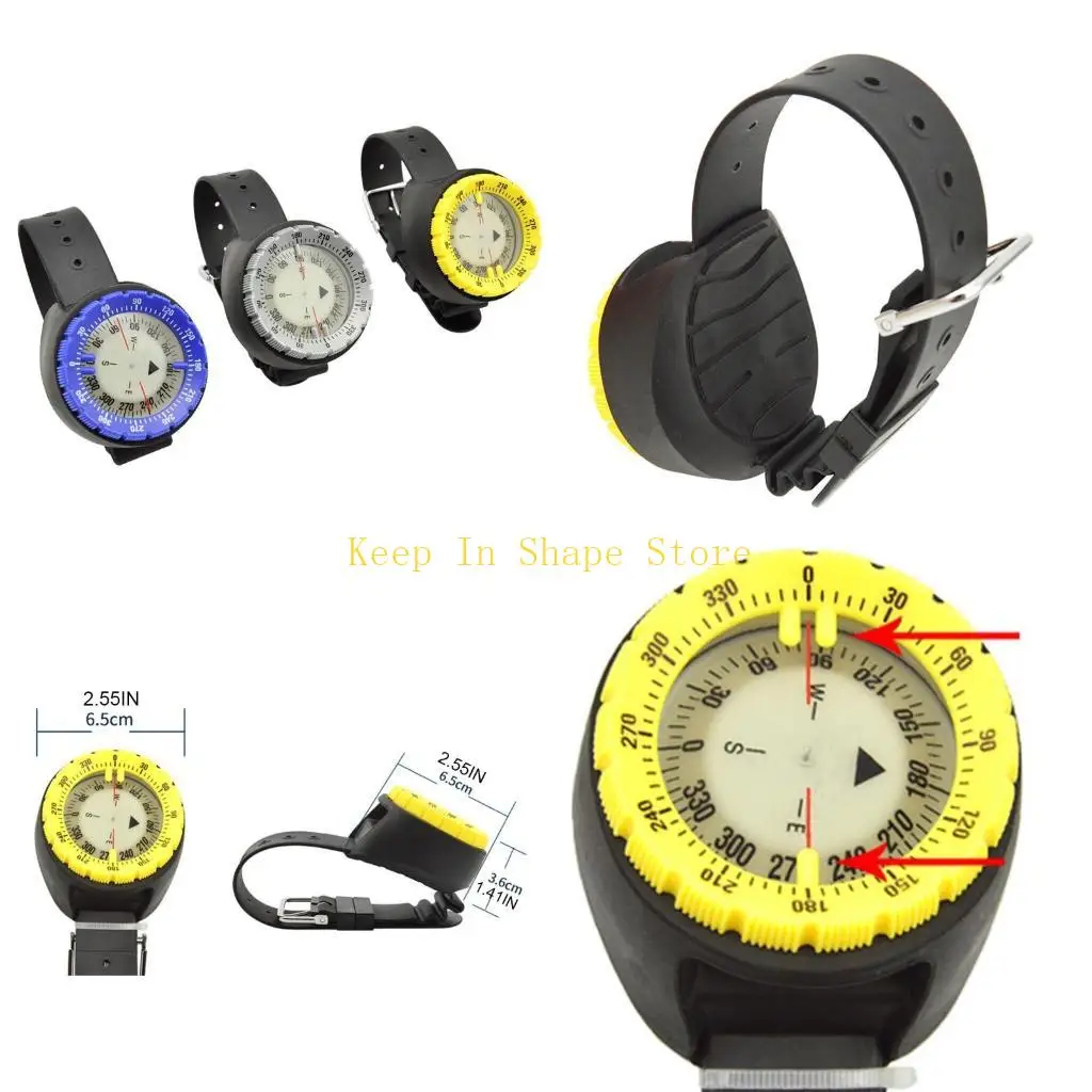 U1JC ساعة غوص رقمية مضيئة ومتوازنة تحت الماء 50 متر بوصلة غوص وملاح #1