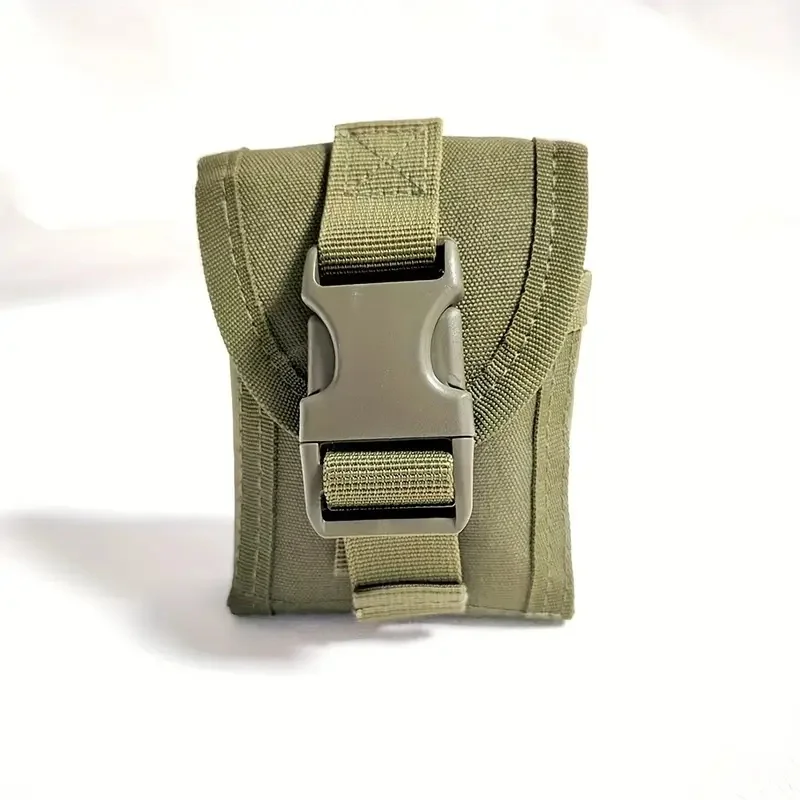 Organizador Modular de Nylon: Riñonera EDC de 1 paquete y bolsa MOLLE con cinturón. Lavable a mano para uso exterior y táctico.