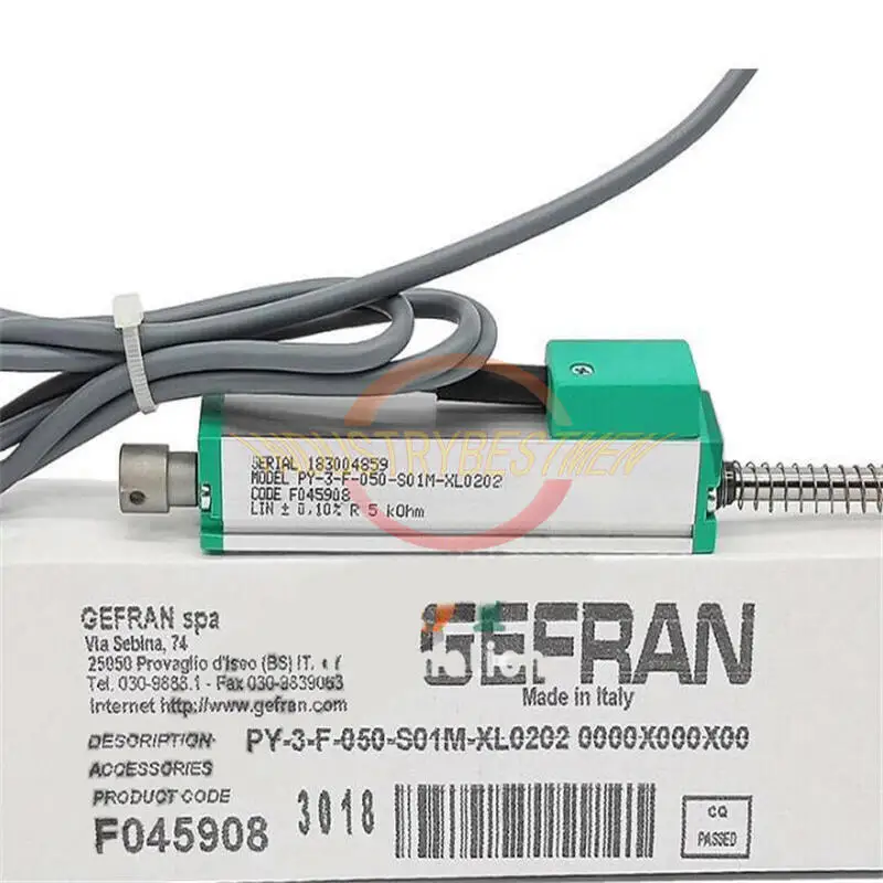 1PC GEFRAN PY-3-F-050-S01M-XL0202 Displacement Sensor PY-3-F-050-S01M XL020 NEW