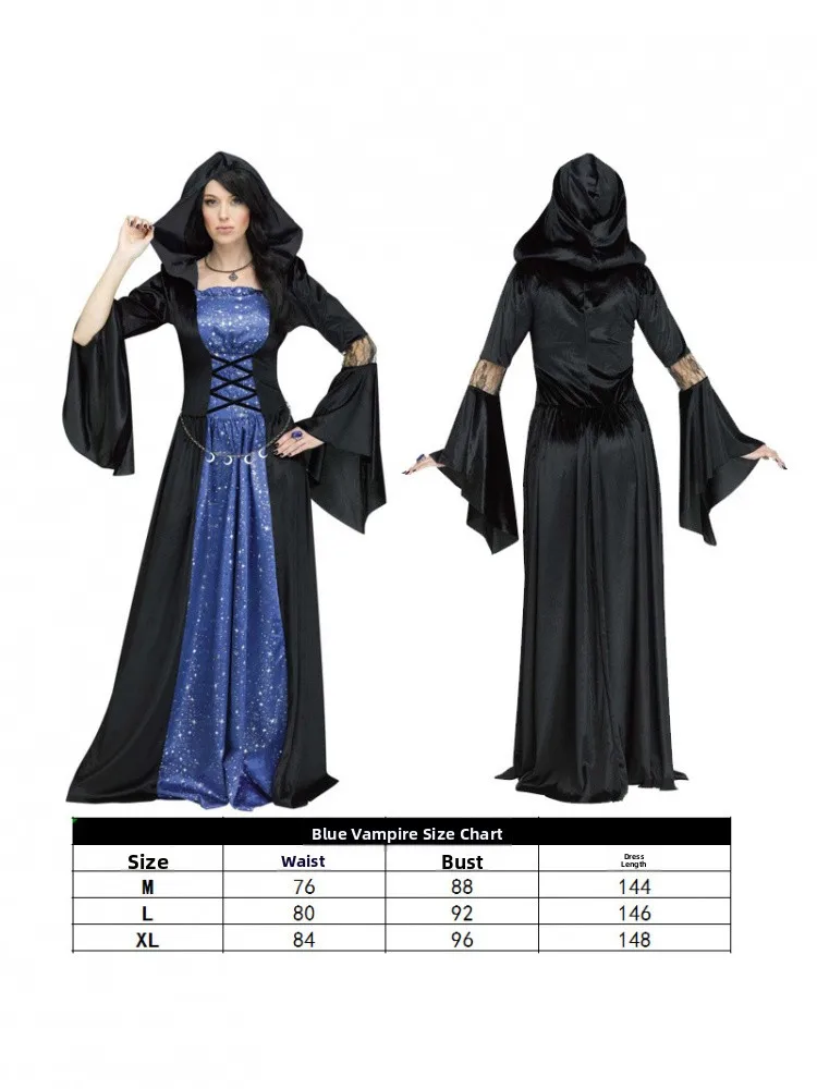 

loween Bla Photoaphy Costume Par Cosplay Dead Bride Witch Play Clothes Cotton Traditional Chinese Wedding Dr