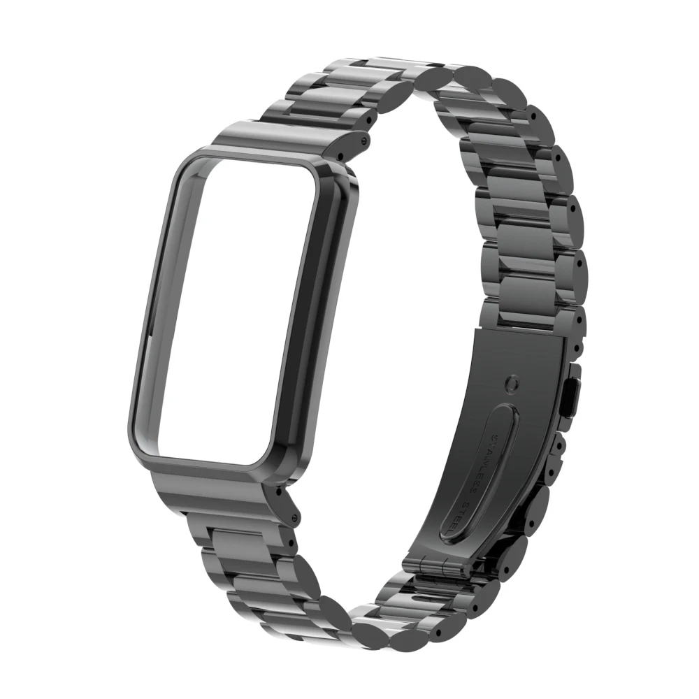 Pulseira de metal + capa para xiaomi mi band 7 pro pulseira de aço inoxidável miband 7 pro pulseira correa para mi band 7 pro acessórios