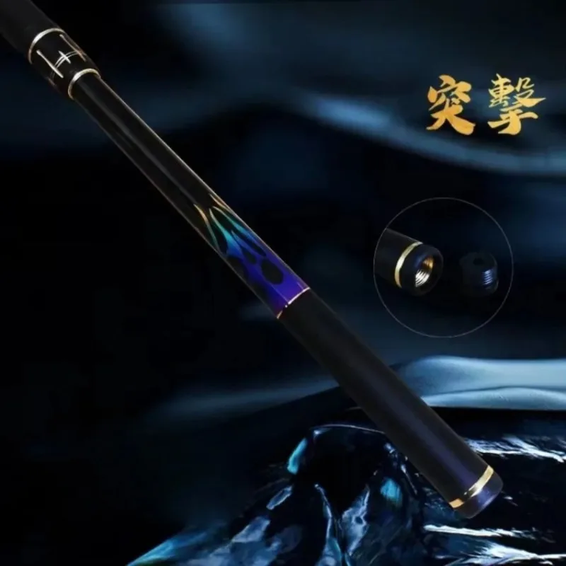 ultra-light and ultra-hard carbon rock fishing rod with full tilt ring sensitive positioning, suitable for bottom fishing