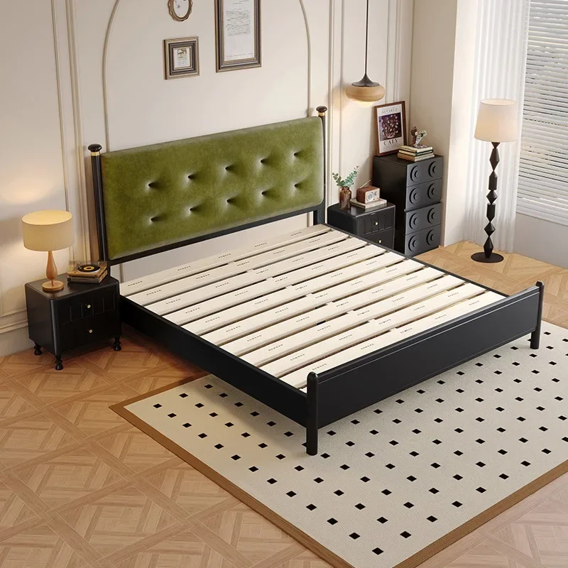 سرير مزدوج للنوم المنفوش للعائلة، سرير مزدوج أمريكي أنيق عالي الجودة، أثاث غرفة نوم Muebles Para Cuarto Recamara #3