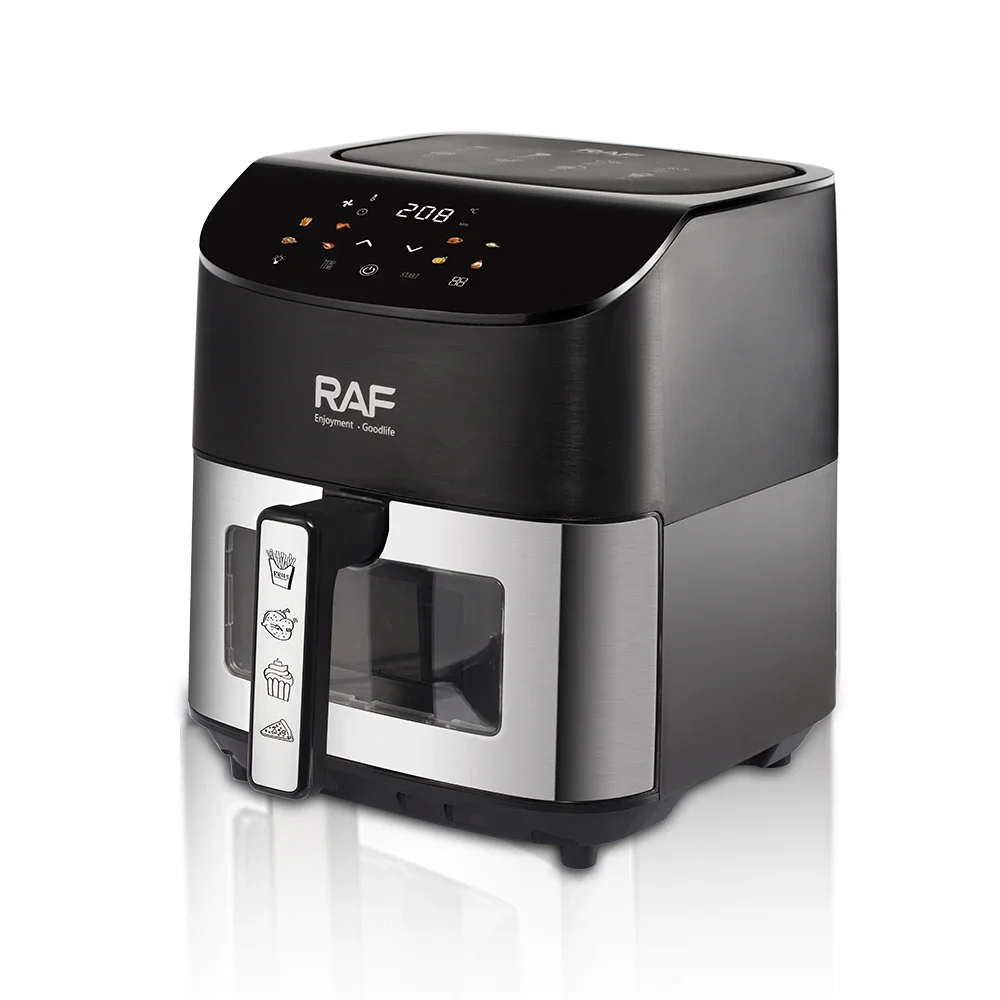 for RAF 1500W Multi-functional Smart Air Fryers Temperature Control for Baking Touch Screen Visible Window Touch Control