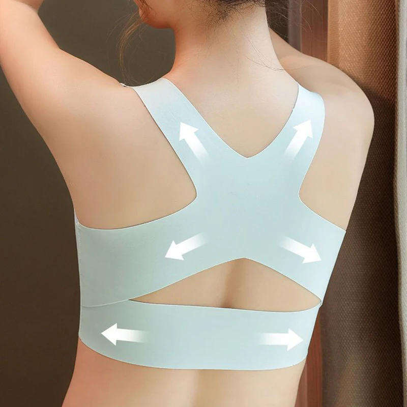 Front Closure Posture Corrector Bras Women Sports Underwear Bralette Humpback Correct Tops Chest Support нижнее белье женское