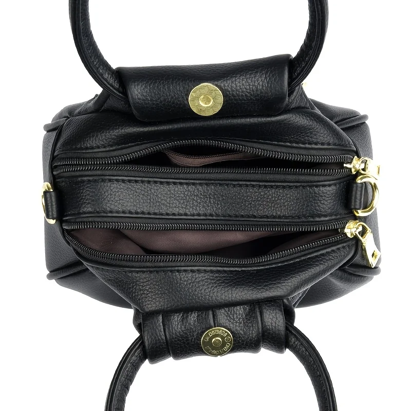 Tas Ponsel Mini Wanita Elegan, Desain Lipit Multi-lapis Ringan, Tas Selempang Bahu Tunggal yang Modis dan Serbaguna