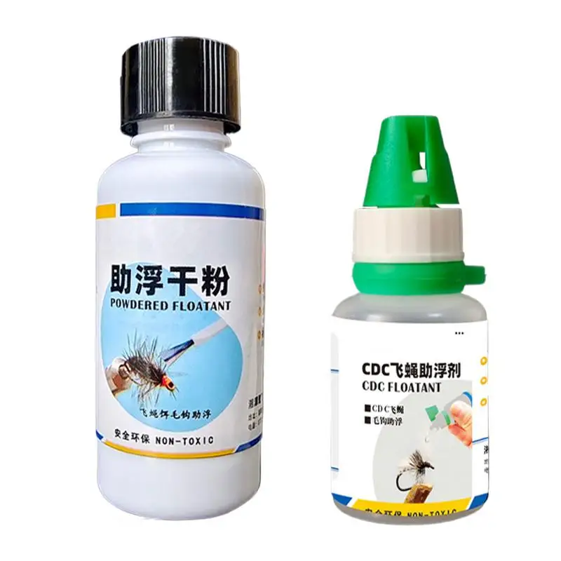 Dry Fly Floatant Increase floating effect Natural extract Hydrolyzable Long-Lasting Fly Powder Easy carry fly fishing accessory