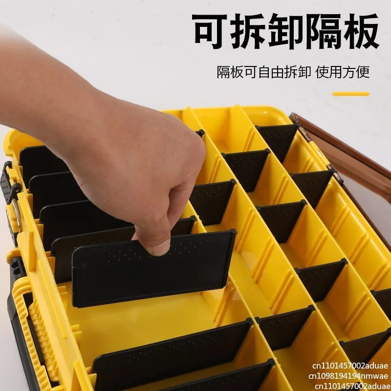 Double-Layer Storage Box Double-Layer Handheld Bait Box Storage Box Accessory