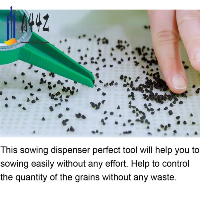 

A44Z-Mini Seeder Seed Seeder Tools, Hand Seedling Spreader And Broom Set, Small Spreader Handheld Seeder