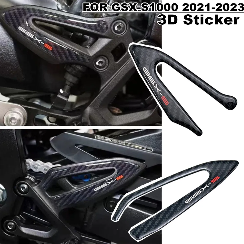 New 3D Motorcycle Sticker Heel Pad For Suzuki GSX-S1000 GSX S1000 gsx s1000 gsx s 1000 2021 2022 2023