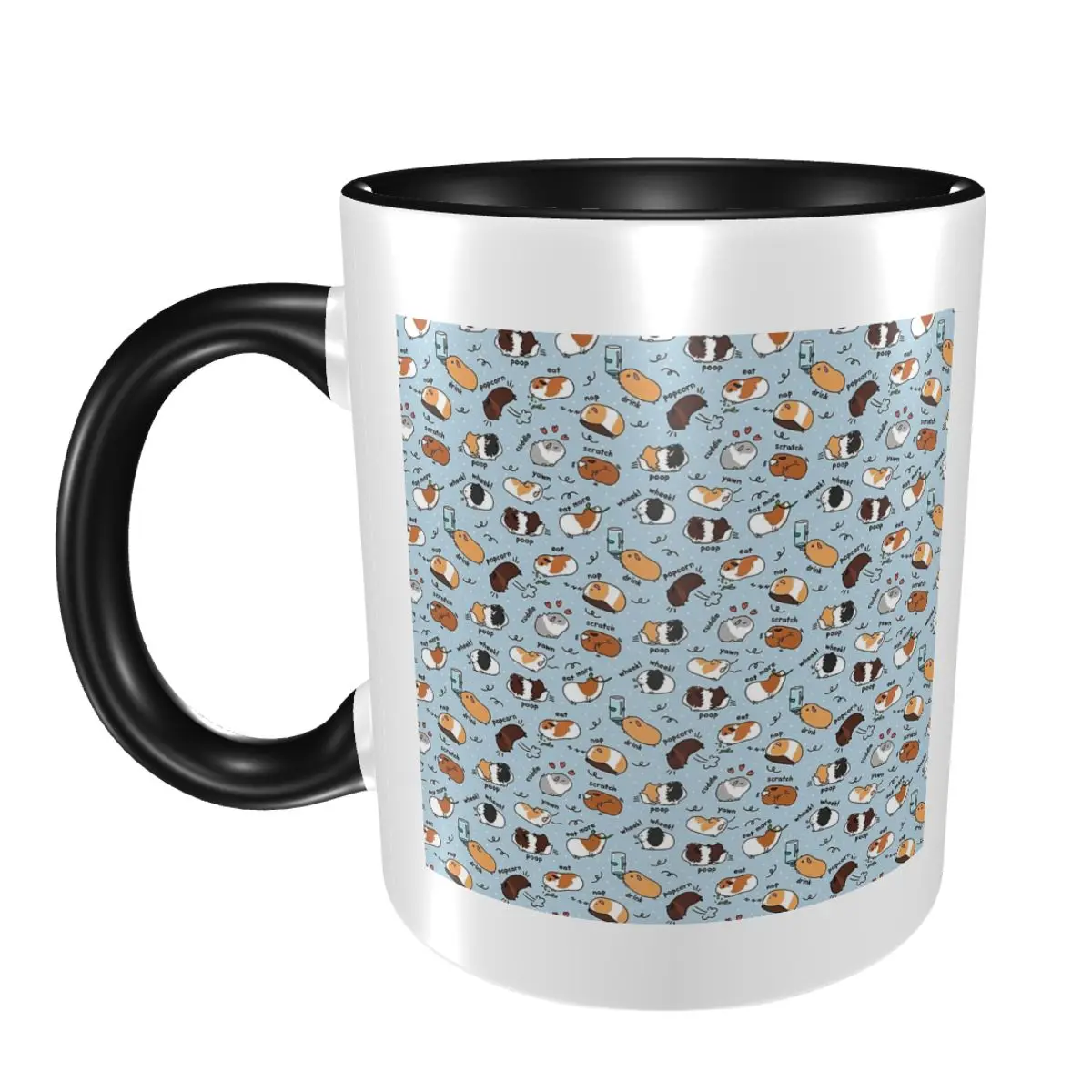 Guinea Pig Daily To Do List Mug Funny Ceramic Coffee Cups Tea Mugs Milk Cup Drinkware Gift for Friends
