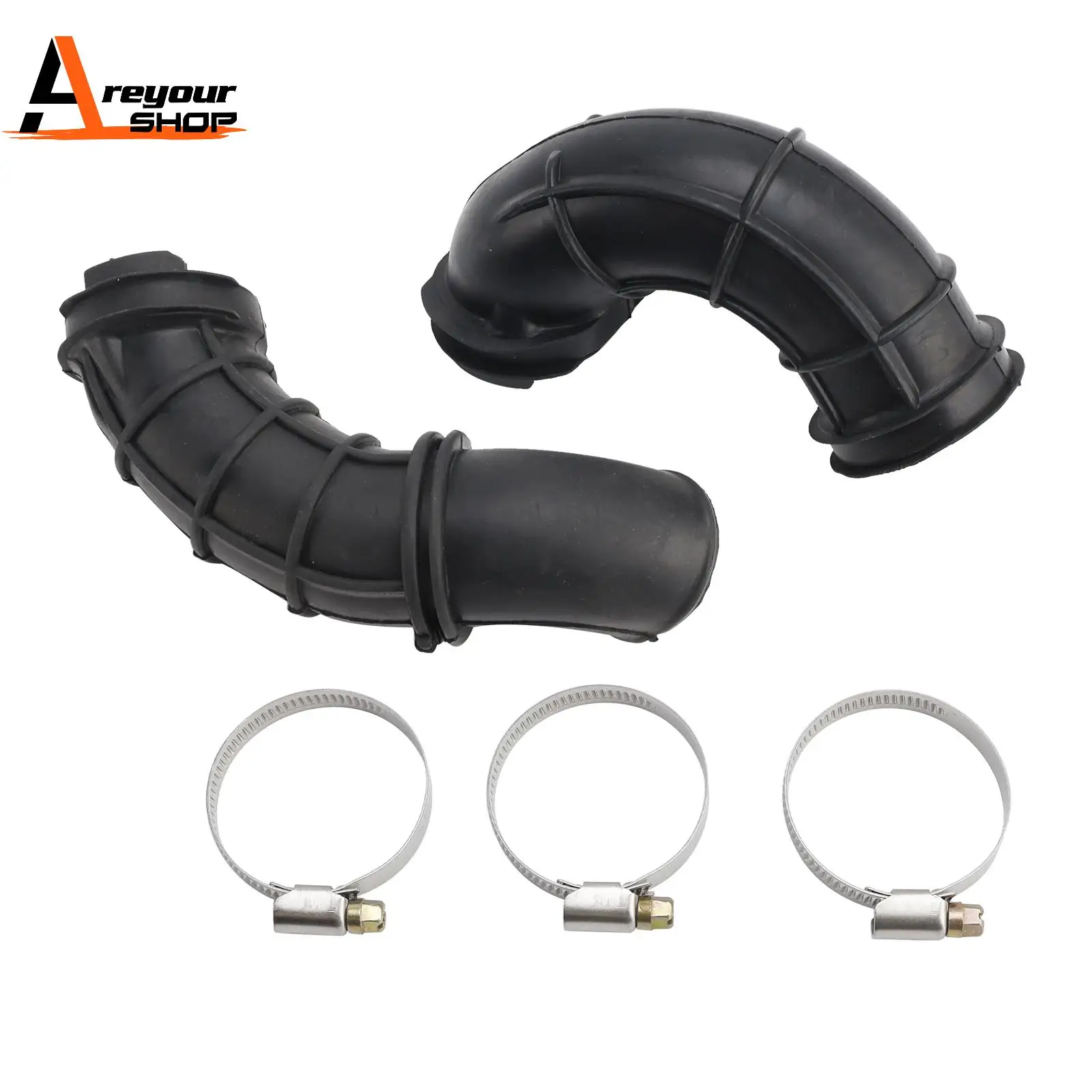 

Areyourshop Air Intake Cleaner Tube Airbox Hose set for Honda VT600C Shadow VLX 600 1988 1989 1990 1991 1992 1993 1994 1995-2003