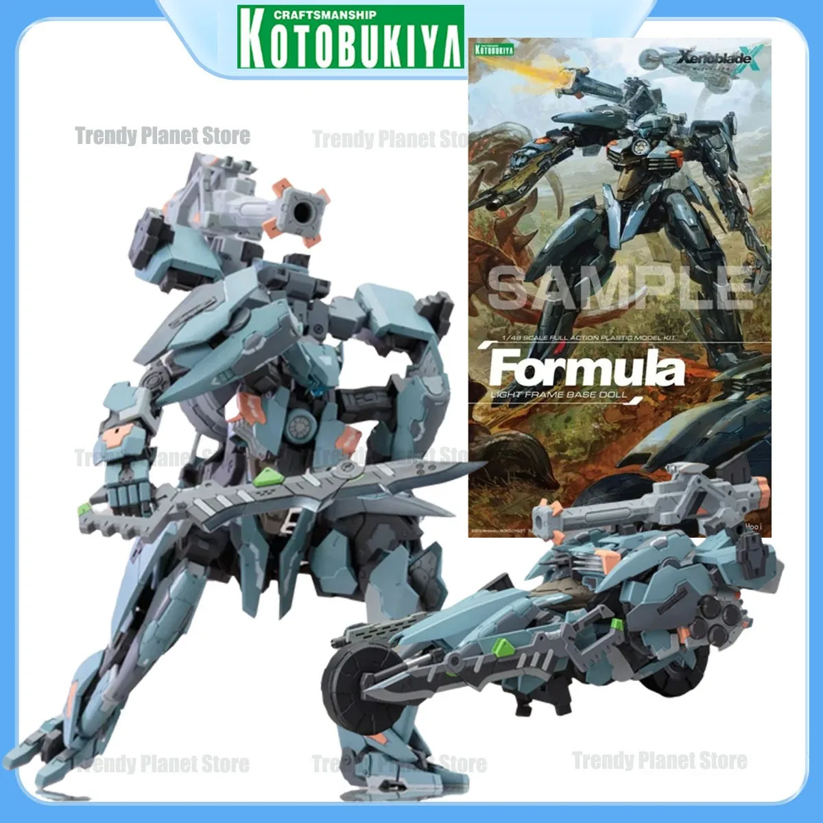 

Kotobukiya 1/48 Scale Model Kit: FORMULA Skell - Xenoblade Chronicles X Anime Action Figure (175mm) Assembly Model in Stock