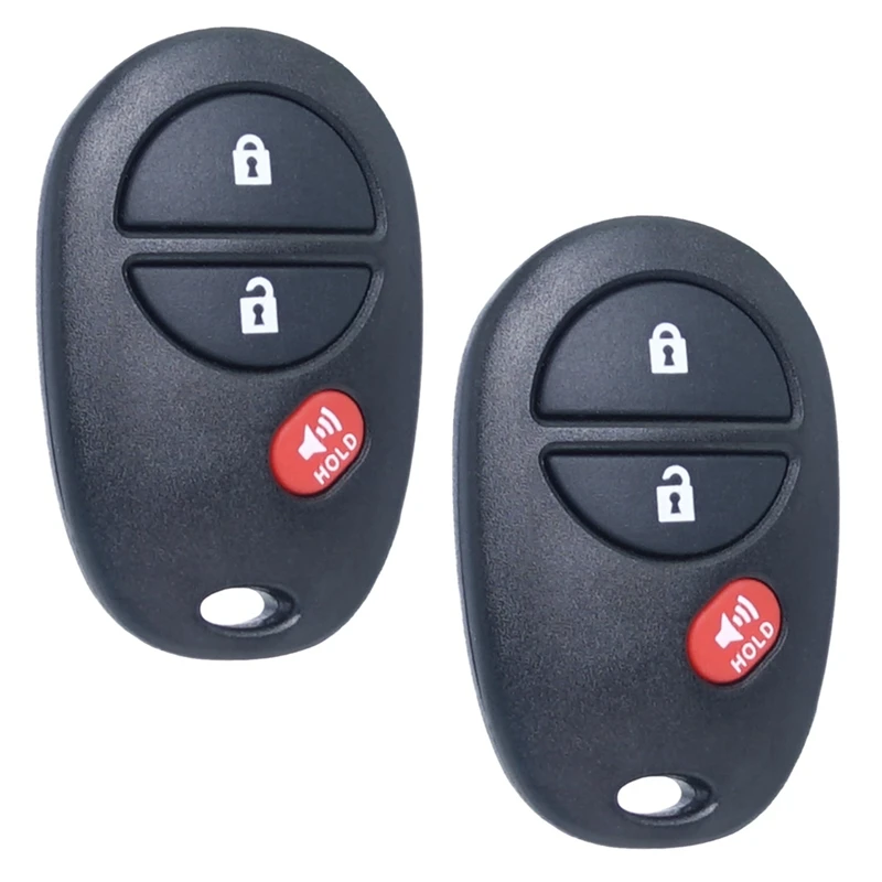 Key Fob Keyless Entry For Toyota Tacoma Sienna Sequoia Highlander 3 Buttons GQ43VT20T 89742-AE010