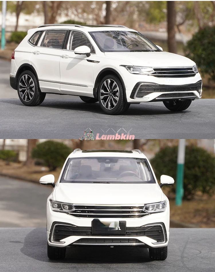 Model Decoration 1:18 For Original SAIC Volkswagen New TIGUAN L 2022 Alloy Car Model