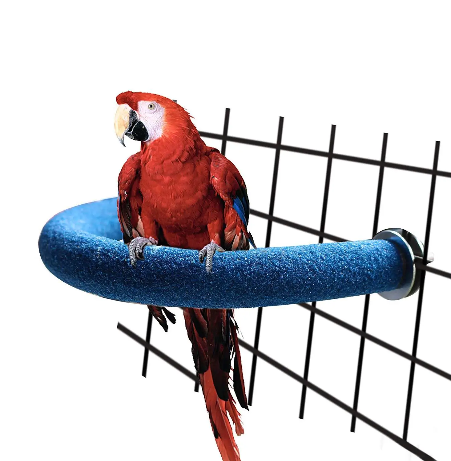 Parrot Sanding Stick Toy Bird Claw Grinding Stick Standing Bar Curved Corner Bird Cage90Degree U Modeling Clay Stick