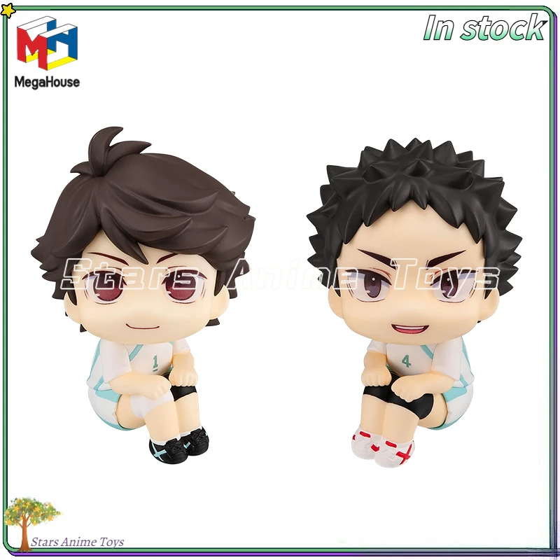 

Оригинальный MegaHouse Look Up Haikyuu!! Коллекция аниме-фигурок Oikawa Tooru/Hajime Iwaizumi Team Uniform