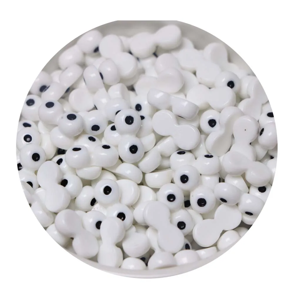 

Hot Selling Halloween Eye Resin Flatback Cabochons Beads Embellishments For Doll Making Jewelry Findings Supplier