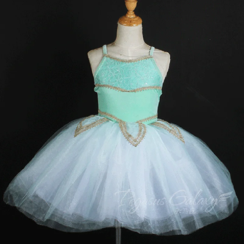 Crianças meninas profissional ballet desempenho collants ginástica tutu bodysuit ballet dança saias vestido traje para