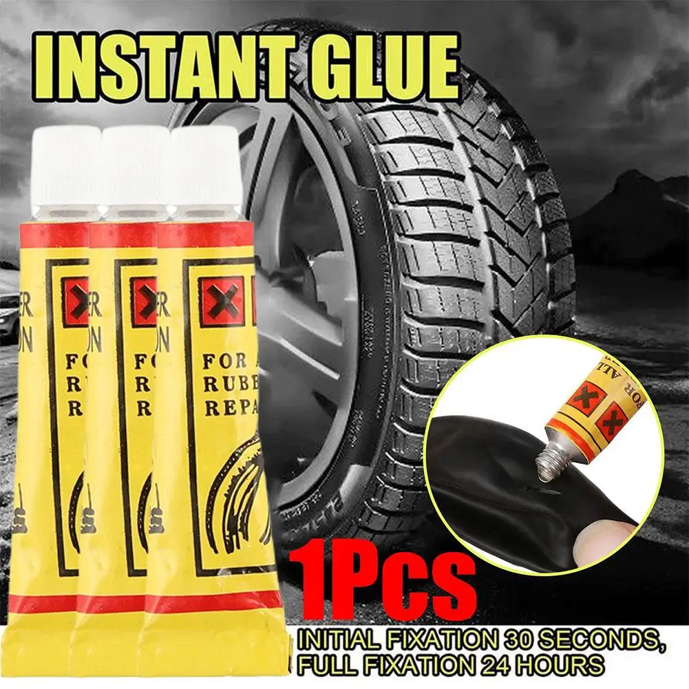 Tire Repairing Glue Inner Tube Puncture Repair Glue Agent Emergency Portable Tyre Vulcanized Glue Car Motorcycle Bicycle