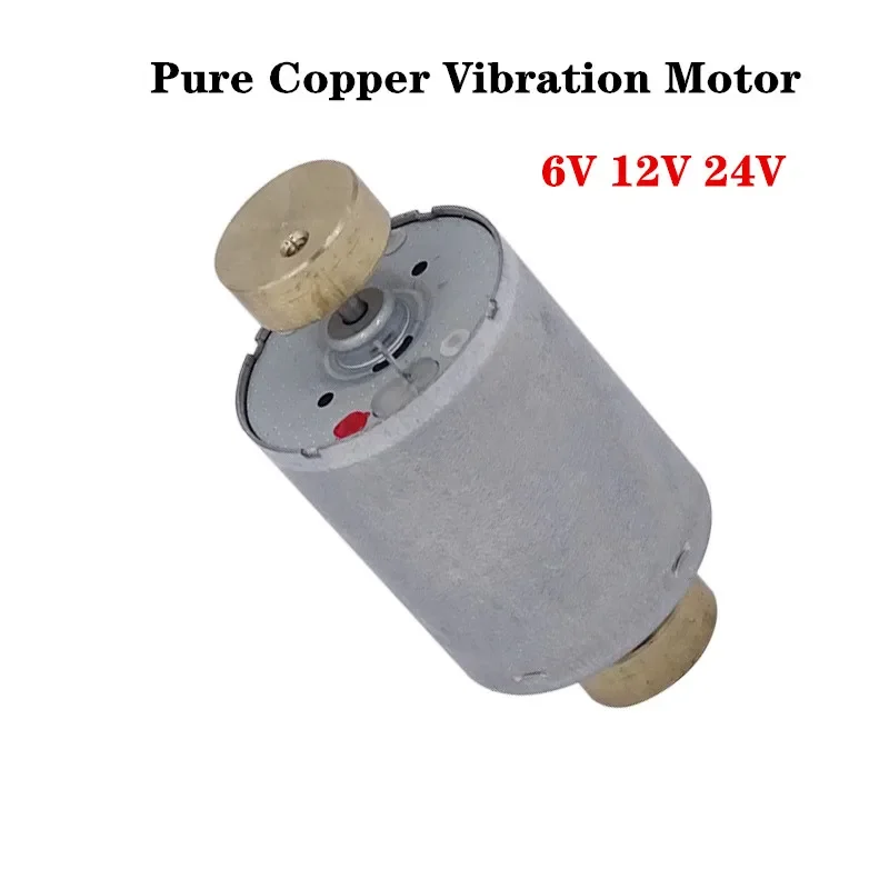 6V 12V 24V Miniature DC Motor Vibration Motor Dual Rotundity Pure Copper Motor For Massage Chair
