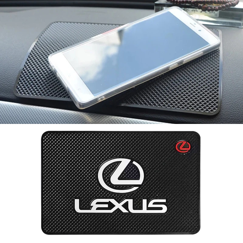 PVC Silicone Car Dashboard Non-Slip Mat Anti-Slip Pad For Lexus F SPORT ES RX NX LS UX LM LX GX LC RZ IS CT GS RC HS Accessories