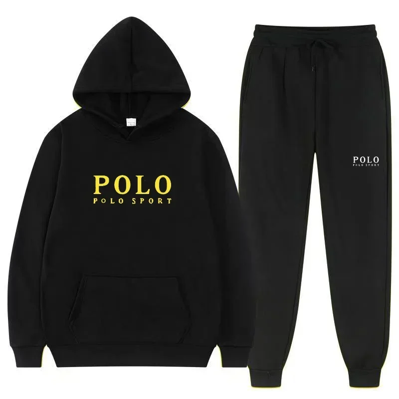 

Autumn and Winter 2025 New Men's casual Set outdoor fashion jogging men's and women's hooded sweatshirt and pants 2-piece set