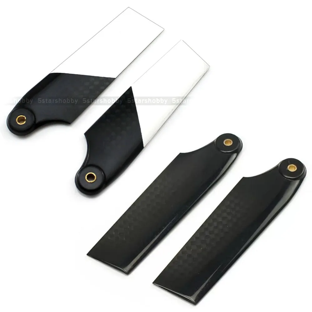 Tarot FY500 Carbon Fiber Tail Rotor Blade 76mm For Align T-REX 500E 500X 500L Dominator Helicopter Spare Parts DFC Head Assembly