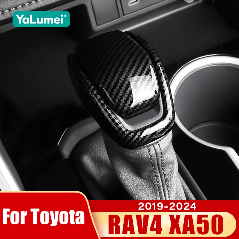 Für Toyota RAV4 XA50 2019 2020 2021 2022 2023 2024 RAV 4 Hybrid Auto Schaltknauf Getriebe Kopf Abdeckung trim Zubehör