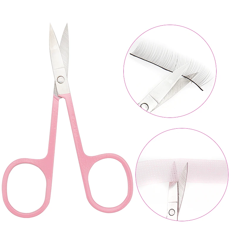 Eyebrow Trimmer Scissor Beauty Women Eyelash Scissors Stainless Steel Facial Hair Remover Manicure Scissor Nail Cuticle Tools