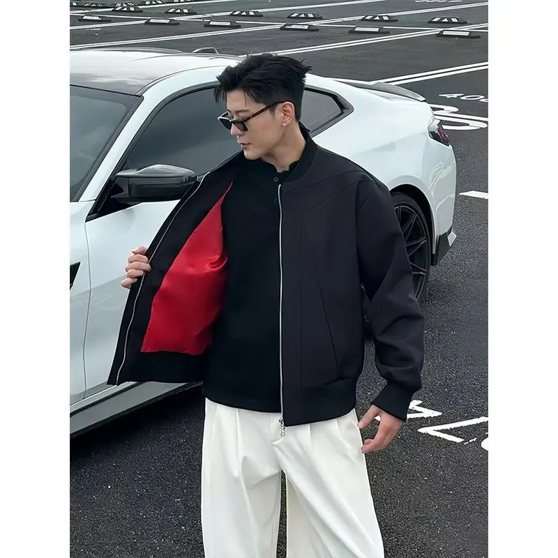 

American Deconstructed oulder Pilot Jaet Men's ort Baseball orm Cleanfit oulder Outerwear Polyester Spring Autumn...